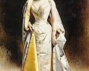 莱昂博纳特 - Portrait de madame Albert Cahen d'Anvers